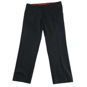 Ferrari x Puma Pants Black Career Chinos Mens 40 Cotton Stretch 30" inseam